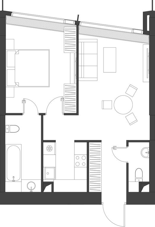 1-BD Apartment Sale, 54.38平方米 at Dom Dau, 1st Krasnogvardeysky Drive, 12с6, Moscow, Russia #1 1-BD Apartment Sale, 54.38平方米 at Dom Dau, 1st Krasnogvardeysky Drive, 12с6, Moscow, Russia #1