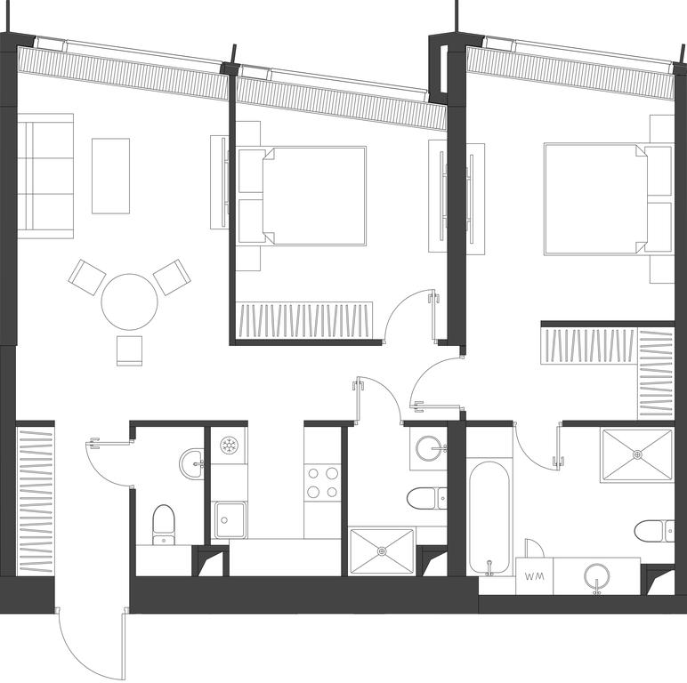 2-BD Apartment Sale, 82.8平方米 at Dom Dau, 1st Krasnogvardeysky Drive, 12с6, Moscow, Russia #1 2-BD Apartment Sale, 82.8平方米 at Dom Dau, 1st Krasnogvardeysky Drive, 12с6, Moscow, Russia #1