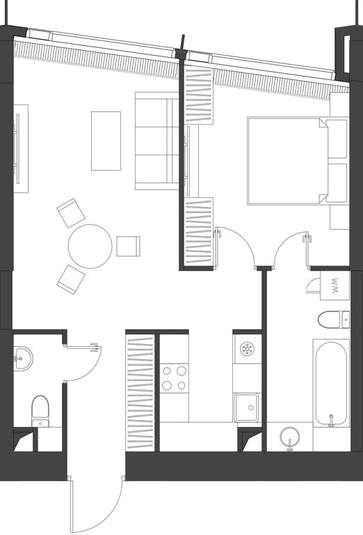 1-BD Apartment Sale, 52.94平方米 at Dom Dau, 1st Krasnogvardeysky Drive, 12с6, Moscow, Russia #1 1-BD Apartment Sale, 52.94平方米 at Dom Dau, 1st Krasnogvardeysky Drive, 12с6, Moscow, Russia #1