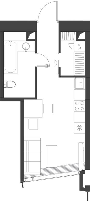 Apartment Sale, 29.8 sq. m. at Dom Dau, 1st Krasnogvardeysky Drive, 12с6, Moscow, Russia #1 Apartment Sale, 29.8 sq. m. at Dom Dau, 1st Krasnogvardeysky Drive, 12с6, Moscow, Russia #1