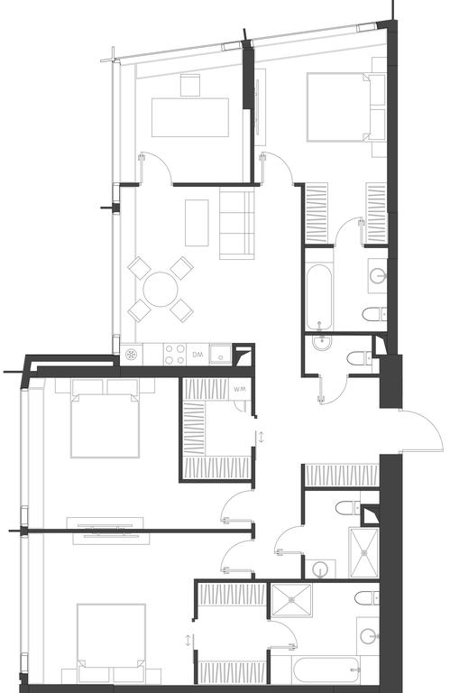 3-BD Apartment Sale, 129.72平方米 at Dom Dau, 1st Krasnogvardeysky Drive, 12с6, Moscow, Russia #1 3-BD Apartment Sale, 129.72平方米 at Dom Dau, 1st Krasnogvardeysky Drive, 12с6, Moscow, Russia #1