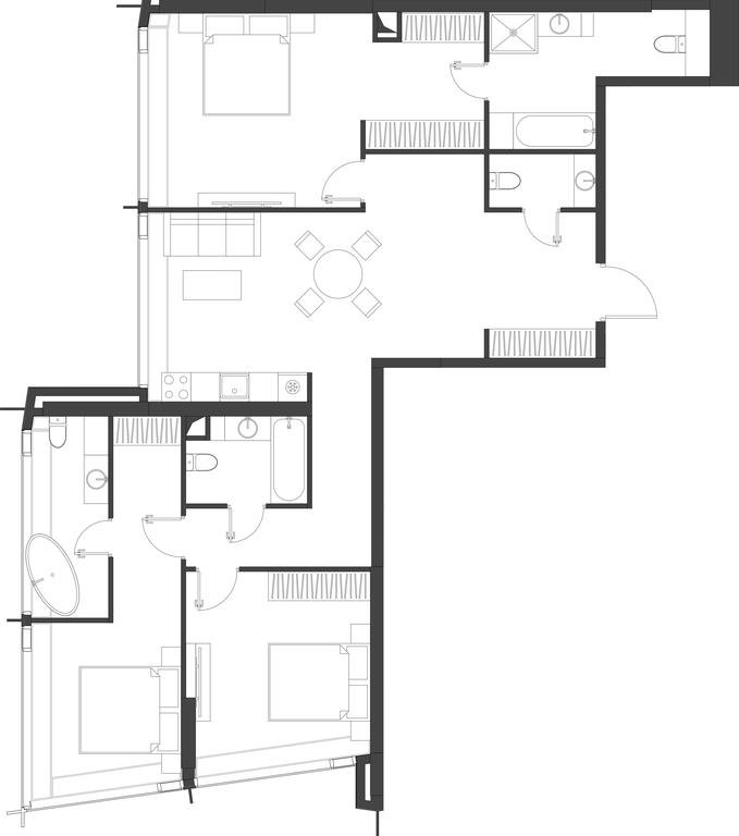 3-BD Apartment Sale, 123.06平方米 at Dom Dau, 1st Krasnogvardeysky Drive, 12с6, Moscow, Russia #1 3-BD Apartment Sale, 123.06平方米 at Dom Dau, 1st Krasnogvardeysky Drive, 12с6, Moscow, Russia #1