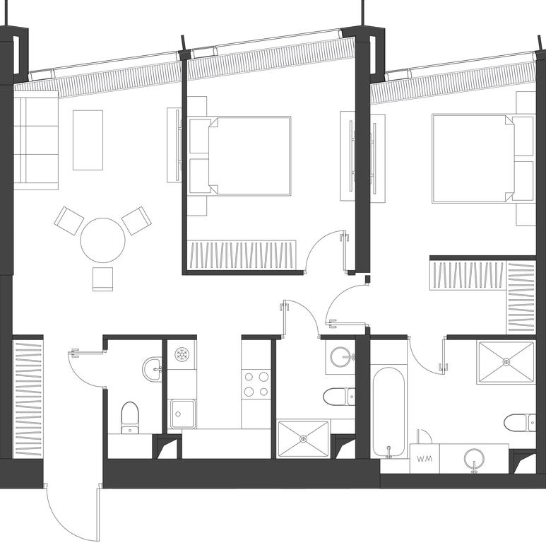 2-BD Apartment Sale, 81.15平方米 at Dom Dau, 1st Krasnogvardeysky Drive, 12с6, Moscow, Russia #1 2-BD Apartment Sale, 81.15平方米 at Dom Dau, 1st Krasnogvardeysky Drive, 12с6, Moscow, Russia #1
