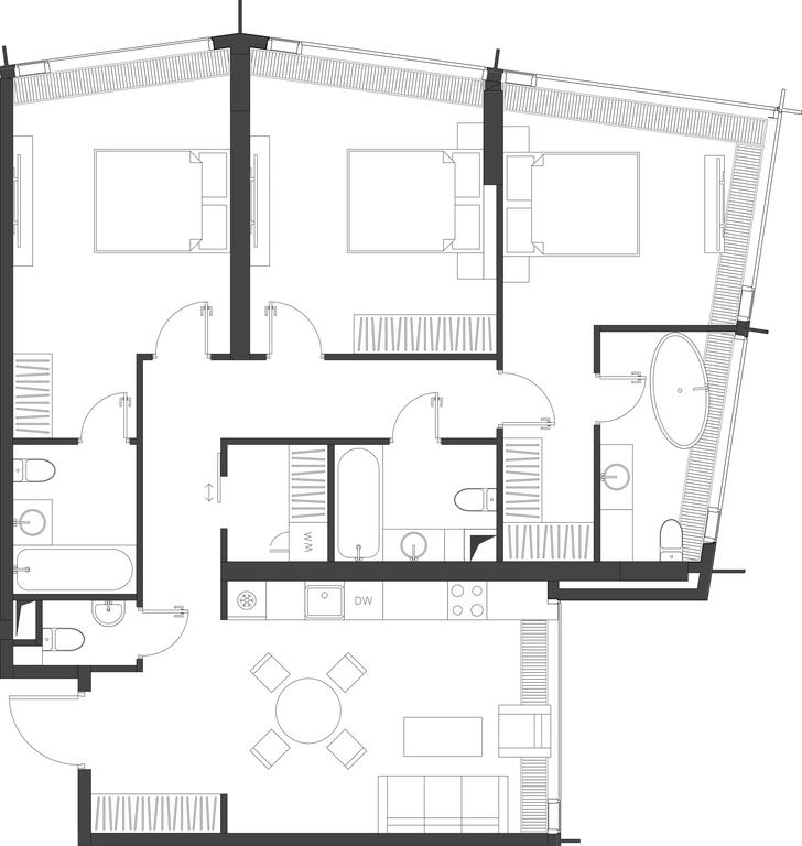 3-BD Apartment Sale, 109.88平方米 at Dom Dau, 1st Krasnogvardeysky Drive, 12с6, Moscow, Russia #1 3-BD Apartment Sale, 109.88平方米 at Dom Dau, 1st Krasnogvardeysky Drive, 12с6, Moscow, Russia #1