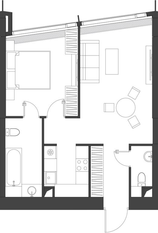 1-BD Apartment Sale, 53.07 sq. m. at Dom Dau, 1st Krasnogvardeysky Drive, 12с6, Moscow, Russia #1 1-BD Apartment Sale, 53.07 sq. m. at Dom Dau, 1st Krasnogvardeysky Drive, 12с6, Moscow, Russia #1