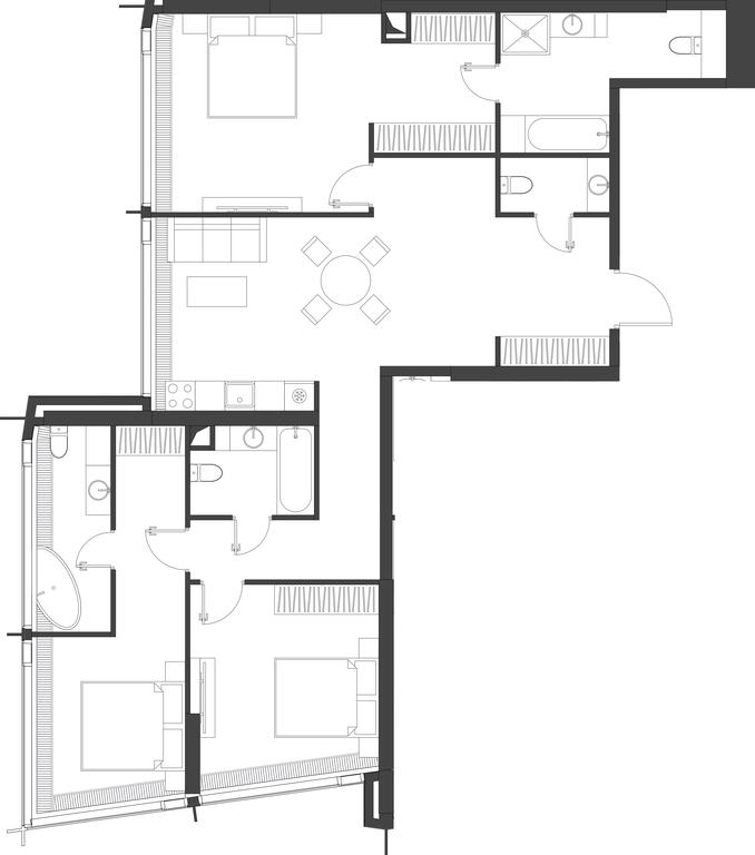 3-BD Apartment Sale, 118.55平方米 at Dom Dau, 1st Krasnogvardeysky Drive, 12с6, Moscow, Russia #1 3-BD Apartment Sale, 118.55平方米 at Dom Dau, 1st Krasnogvardeysky Drive, 12с6, Moscow, Russia #1