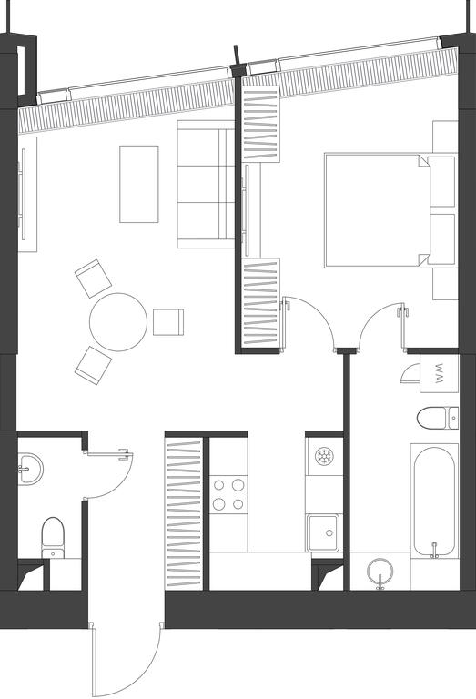 1-BD Apartment Sale, 54.37 sq. m. at Dom Dau, 1st Krasnogvardeysky Drive, 12с6, Moscow, Russia #1 1-BD Apartment Sale, 54.37 sq. m. at Dom Dau, 1st Krasnogvardeysky Drive, 12с6, Moscow, Russia #1