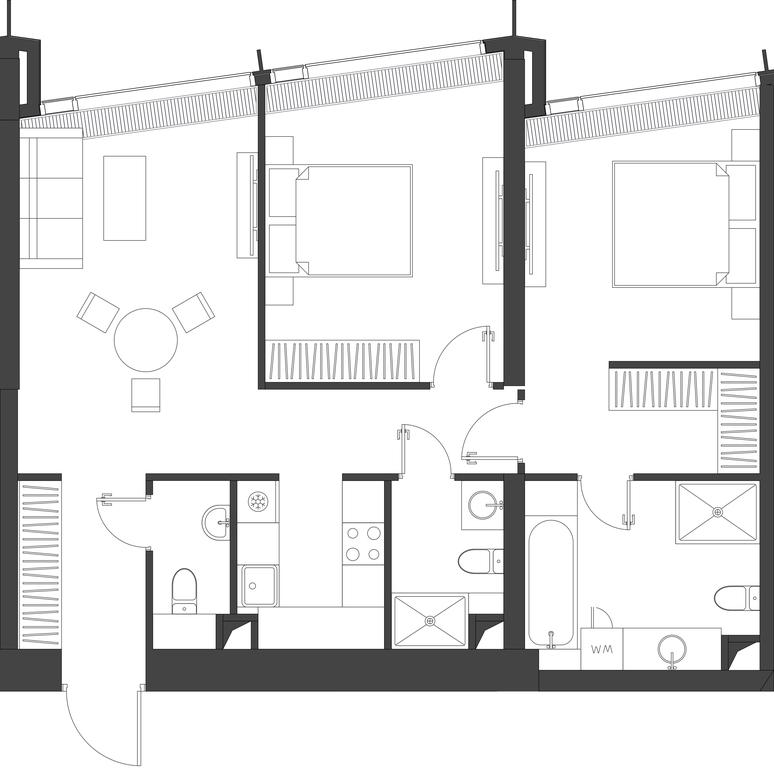 2-BD Apartment Sale, 81.15平方米 at Dom Dau, 1st Krasnogvardeysky Drive, 12с6, Moscow, Russia #1 2-BD Apartment Sale, 81.15平方米 at Dom Dau, 1st Krasnogvardeysky Drive, 12с6, Moscow, Russia #1