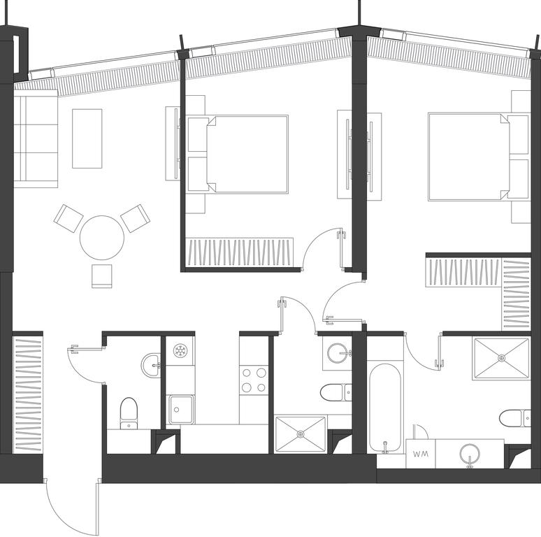 2-BD Apartment Sale, 82.78平方米 at Dom Dau, 1st Krasnogvardeysky Drive, 12с6, Moscow, Russia #1 2-BD Apartment Sale, 82.78平方米 at Dom Dau, 1st Krasnogvardeysky Drive, 12с6, Moscow, Russia #1