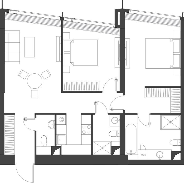 2-BD Apartment Sale, 82.81平方米 at Dom Dau, 1st Krasnogvardeysky Drive, 12с6, Moscow, Russia #1 2-BD Apartment Sale, 82.81平方米 at Dom Dau, 1st Krasnogvardeysky Drive, 12с6, Moscow, Russia #1