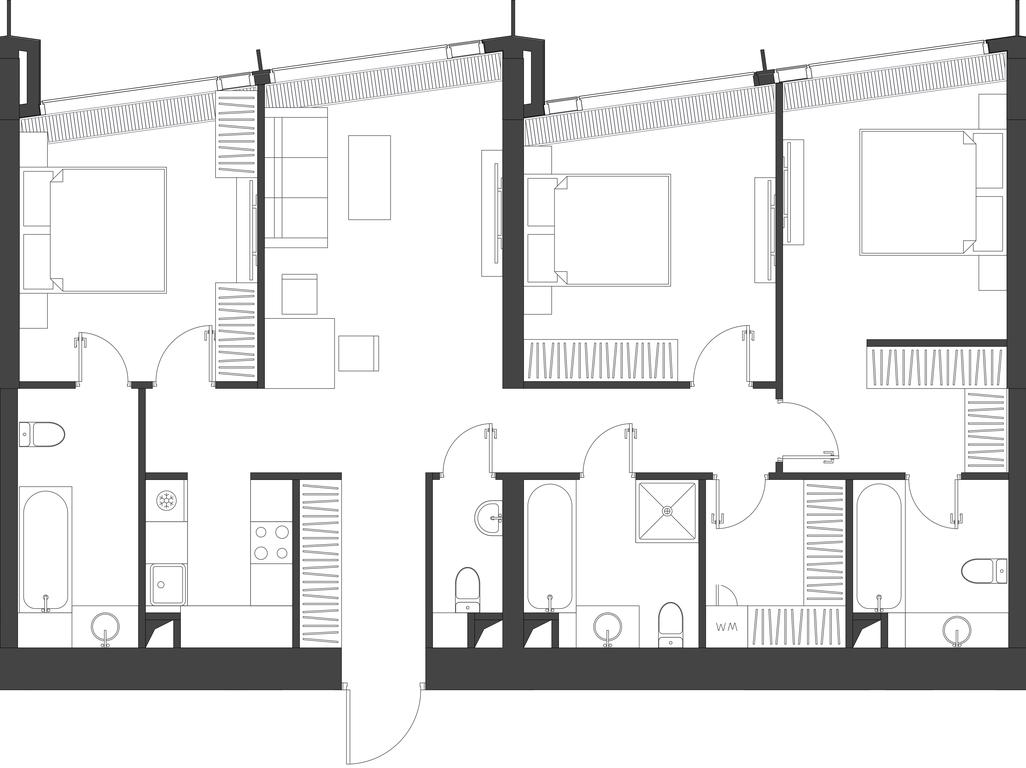 3-BD Apartment Sale, 108.14 sq. m. at Dom Dau, 1st Krasnogvardeysky Drive, 12с6, Moscow, Russia #1 3-BD Apartment Sale, 108.14 sq. m. at Dom Dau, 1st Krasnogvardeysky Drive, 12с6, Moscow, Russia #1