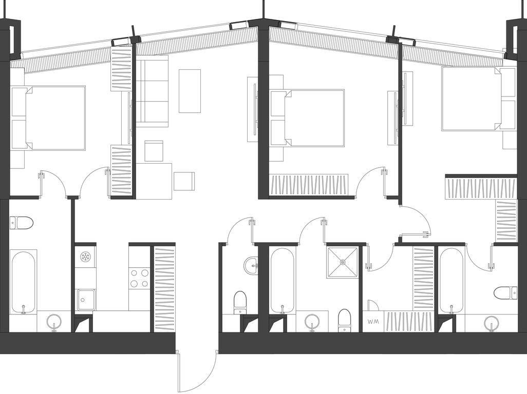 3-BD Apartment Sale, 108.16 sq. m. at Dom Dau, 1st Krasnogvardeysky Drive, 12с6, Moscow, Russia #1 3-BD Apartment Sale, 108.16 sq. m. at Dom Dau, 1st Krasnogvardeysky Drive, 12с6, Moscow, Russia #1