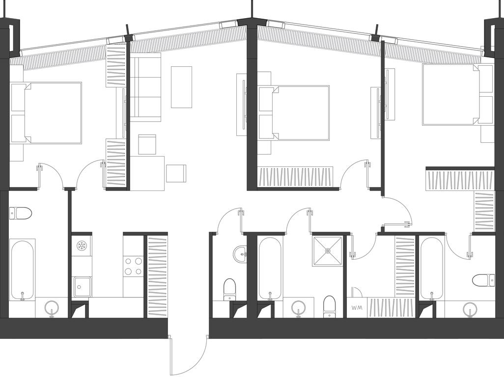3-BD Apartment Sale, 108.14 sq. m. at Dom Dau, 1st Krasnogvardeysky Drive, 12с6, Moscow, Russia #1 3-BD Apartment Sale, 108.14 sq. m. at Dom Dau, 1st Krasnogvardeysky Drive, 12с6, Moscow, Russia #1
