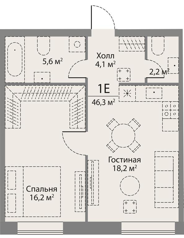 1-BD Apartment Sale, 46.3 sq. m. at Stories, zhiloy kompleks Storis na Mosfilmovskoy, kvartal Kinematograficheskiy, Moscow, Russia #1 1-BD Apartment Sale, 46.3 sq. m. at Stories, zhiloy kompleks Storis na Mosfilmovskoy, kvartal Kinematograficheskiy, Moscow, Russia #1