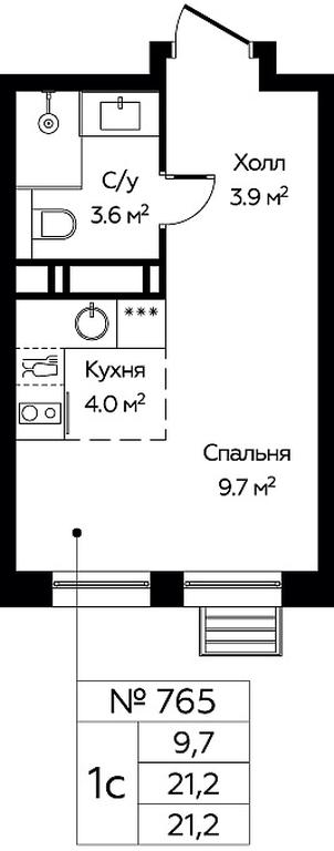 Apartment Sale, 21.2平方米 at Eko Bunino, prospekt Kuprina, 34к1, Sosenskoye Settlement, Moscow, Russia #1 Apartment Sale, 21.2平方米 at Eko Bunino, prospekt Kuprina, 34к1, Sosenskoye Settlement, Moscow, Russia #1