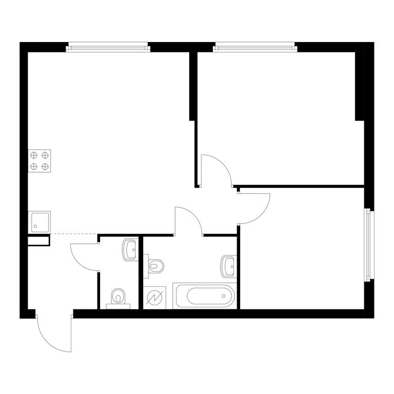 2-BD Apartment Sale, 58.3平方米 at Barklaya 6, Barklaya Street, 6, Moscow, Russia #1 2-BD Apartment Sale, 58.3平方米 at Barklaya 6, Barklaya Street, 6, Moscow, Russia #1