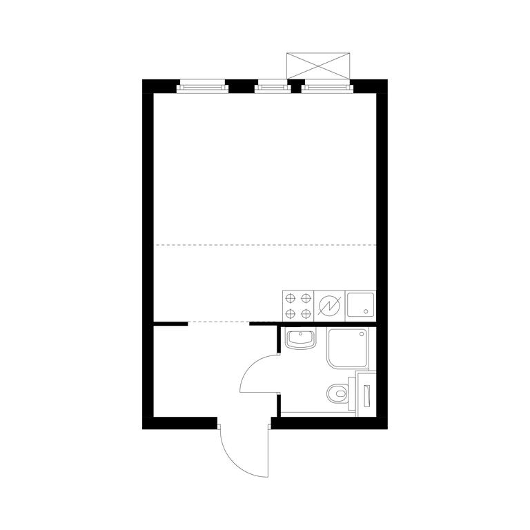 Apartment Sale, 25.1 sq. m. at Vtoroy Nagatinskiy, 2nd Nagatinsky Drive, 2к1, Moscow, Russia #1 Apartment Sale, 25.1 sq. m. at Vtoroy Nagatinskiy, 2nd Nagatinsky Drive, 2к1, Moscow, Russia #1