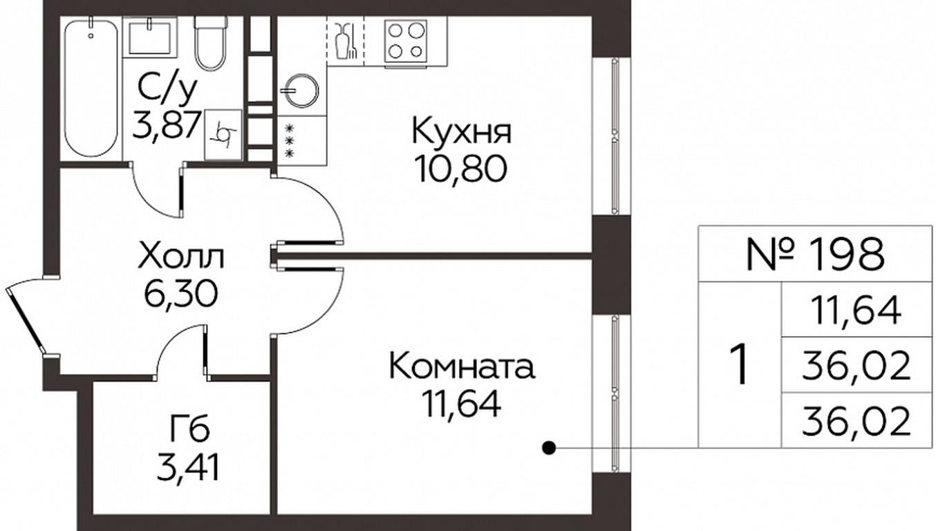 Apartment Sale, 36.02 sq. m. at Kvartal Rumyantsevo, ulitsa Admirala Kornilova, с1, Mosrentgen Settlement, Moscow, Russia #1 Apartment Sale, 36.02 sq. m. at Kvartal Rumyantsevo, ulitsa Admirala Kornilova, с1, Mosrentgen Settlement, Moscow, Russia #1