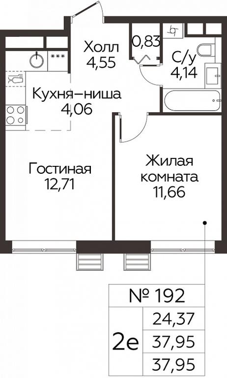1-BD Apartment Sale, 37.95 sq. m. at Kvartal Rumyantsevo, ulitsa Admirala Kornilova, с1, Mosrentgen Settlement, Moscow, Russia #1 1-BD Apartment Sale, 37.95 sq. m. at Kvartal Rumyantsevo, ulitsa Admirala Kornilova, с1, Mosrentgen Settlement, Moscow, Russia #1