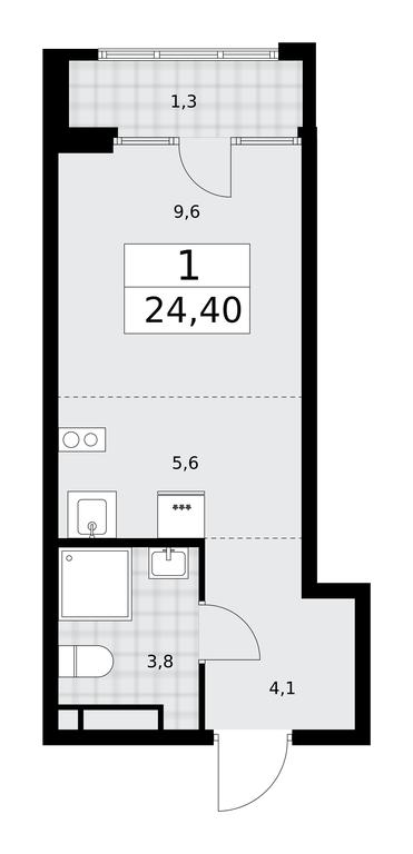 Apartment Sale, 24.4 sq. m. at Dom na Zorge, Zorge Street, 25с2, Moscow, Russia #1 Apartment Sale, 24.4 sq. m. at Dom na Zorge, Zorge Street, 25с2, Moscow, Russia #1