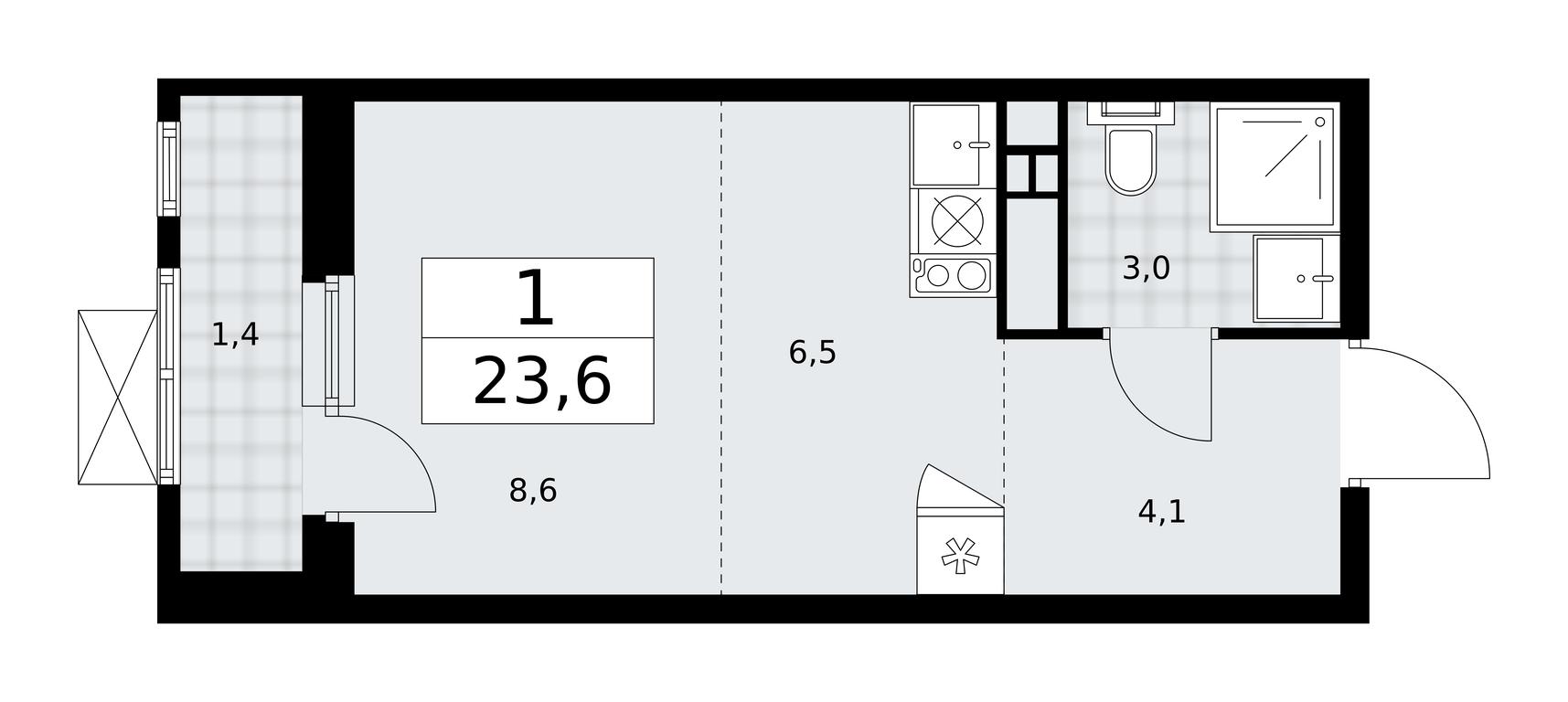 Apartment Sale, 23.6 sq. m. at Skandinaviya, Skandinaviya Residential Complex, Sosenskoye Settlement, Moscow, Russia #1 Apartment Sale, 23.6 sq. m. at Skandinaviya, Skandinaviya Residential Complex, Sosenskoye Settlement, Moscow, Russia #1