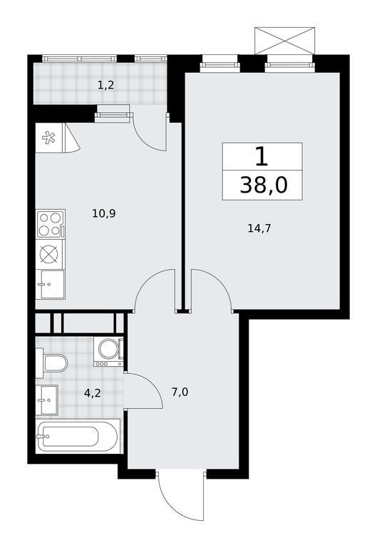 Apartment Sale, 38 sq. m. at Skandinaviya, Skandinaviya Residential Complex, Sosenskoye Settlement, Moscow, Russia #1 Apartment Sale, 38 sq. m. at Skandinaviya, Skandinaviya Residential Complex, Sosenskoye Settlement, Moscow, Russia #1
