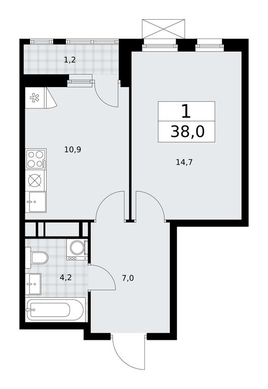 Apartment Sale, 38 sq. m. at Skandinaviya, Skandinaviya Residential Complex, Sosenskoye Settlement, Moscow, Russia #2 Apartment Sale, 38 sq. m. at Skandinaviya, Skandinaviya Residential Complex, Sosenskoye Settlement, Moscow, Russia #2