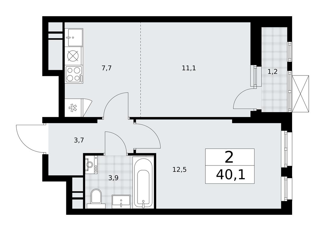 1-BD Apartment Sale, 40.1平方米 at Skandinaviya, Skandinaviya Residential Complex, Sosenskoye Settlement, Moscow, Russia #1 1-BD Apartment Sale, 40.1平方米 at Skandinaviya, Skandinaviya Residential Complex, Sosenskoye Settlement, Moscow, Russia #1