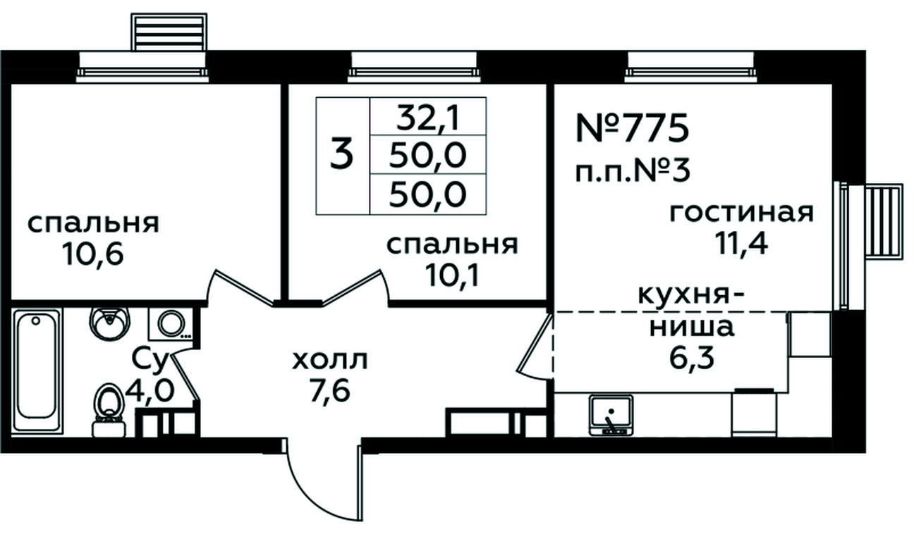 Продажа 2-комн. квартиры, 50 м² в ЖК «Эко Бунино», проспект Куприна, 34к1, поселение Сосенское, Москва, Россия #1 Продажа 2-комн. квартиры, 50 м² в ЖК «Эко Бунино», проспект Куприна, 34к1, поселение Сосенское, Москва, Россия #1