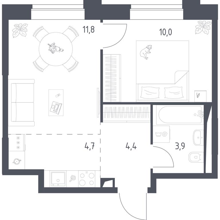 Apartment Sale, 34.86 sq. m. at Vereiskaya 41, Vereyskaya Street, 41, Moscow, Russia #1 Apartment Sale, 34.86 sq. m. at Vereiskaya 41, Vereyskaya Street, 41, Moscow, Russia #1