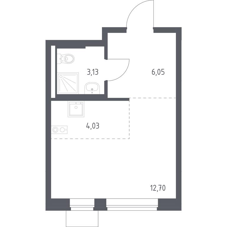 Apartment Sale, 25.91 sq. m. at Podolskie Kvartaly, zhiloy kompleks Podolskiye Kvartaly, Ryazanovskoe Settlement, Moscow, Russia #1 Apartment Sale, 25.91 sq. m. at Podolskie Kvartaly, zhiloy kompleks Podolskiye Kvartaly, Ryazanovskoe Settlement, Moscow, Russia #1