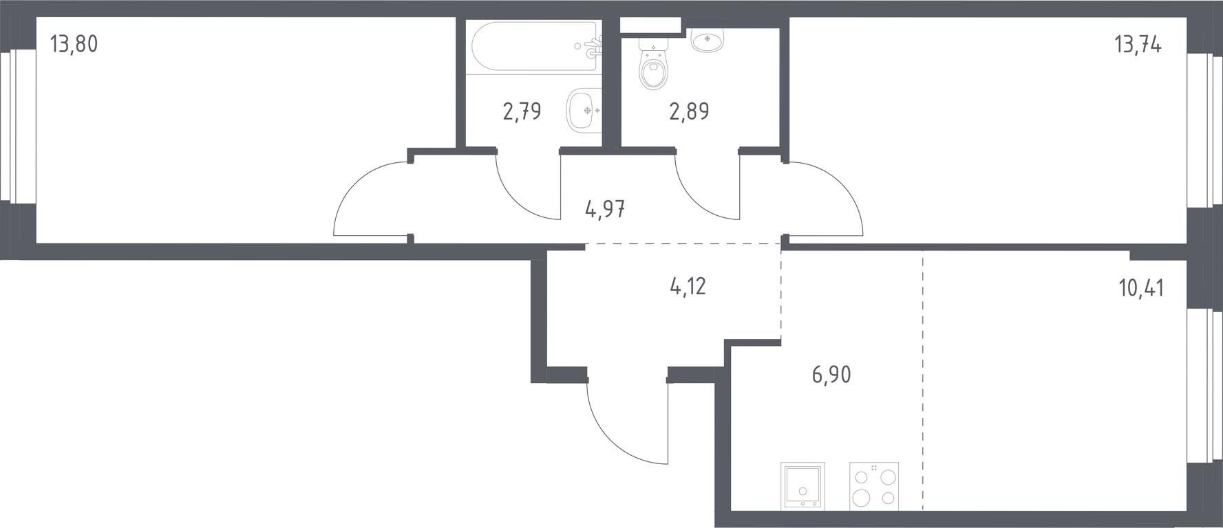 1-BD Apartment Sale, 59.62平方米 at Podolskie Kvartaly, zhiloy kompleks Podolskiye Kvartaly, Ryazanovskoe Settlement, Moscow, Russia #1 1-BD Apartment Sale, 59.62平方米 at Podolskie Kvartaly, zhiloy kompleks Podolskiye Kvartaly, Ryazanovskoe Settlement, Moscow, Russia #1
