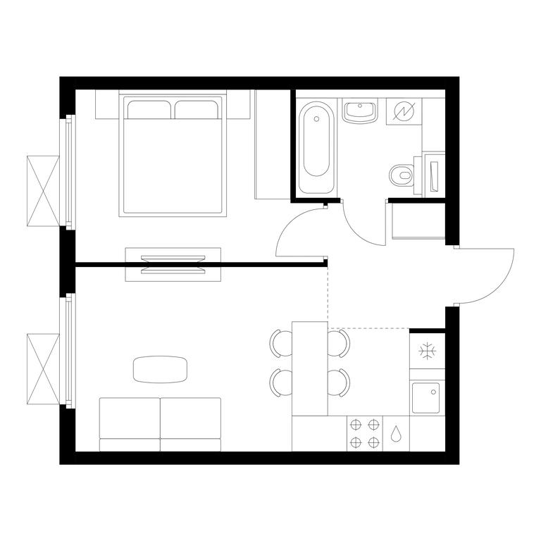 1-BD Apartment Sale, 36.2 sq. m. at Yaroslavskiy, 16th Microdistrict, Mytischi, Moscow Region, Russia #1 1-BD Apartment Sale, 36.2 sq. m. at Yaroslavskiy, 16th Microdistrict, Mytischi, Moscow Region, Russia #1