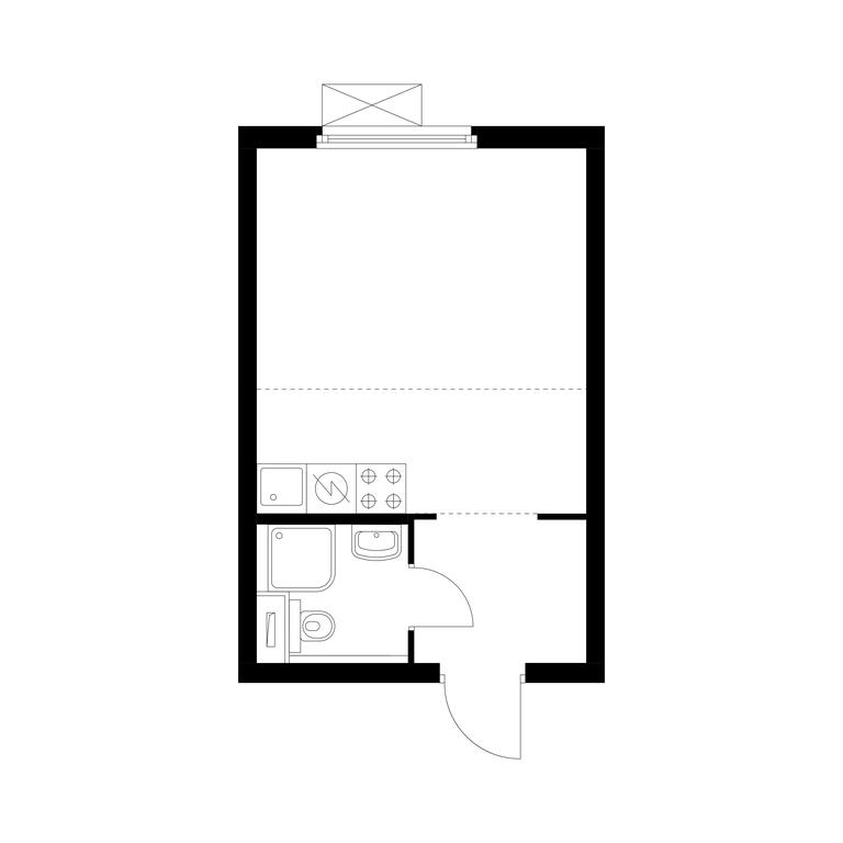 Apartment Sale, 23.5 sq. m. at Amurskiy Park, Амурская улица, 2с11, Москва, Россия #1