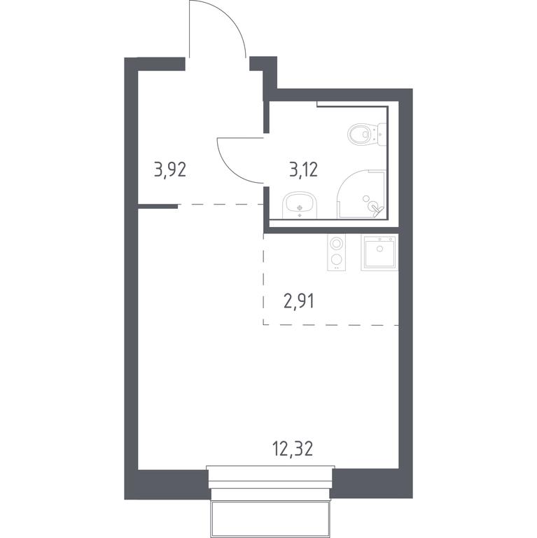 Apartment Sale, 22.27 sq. m. at Novoe Vnukovo, kvartal № 38, Kokoshkino Settlement, Moscow, Russia #1 Apartment Sale, 22.27 sq. m. at Novoe Vnukovo, kvartal № 38, Kokoshkino Settlement, Moscow, Russia #1