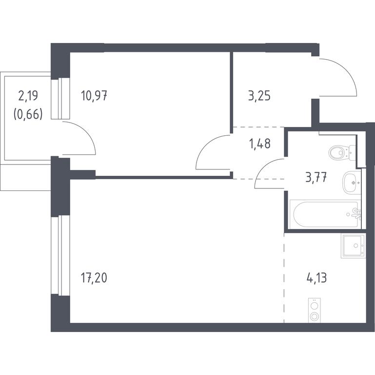 Apartment Sale, 41.46 sq. m. at Novoe Vnukovo, kvartal № 38, Kokoshkino Settlement, Moscow, Russia #1 Apartment Sale, 41.46 sq. m. at Novoe Vnukovo, kvartal № 38, Kokoshkino Settlement, Moscow, Russia #1