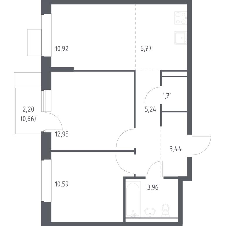 1-BD Apartment Sale, 56.24 sq. m. at Prigorod Lesnoe, Molodyozhny bulvar, 6, derevnya Misaylovo, Leninskiy City District, Moscow Region, Russia #2 1-BD Apartment Sale, 56.24 sq. m. at Prigorod Lesnoe, Molodyozhny bulvar, 6, derevnya Misaylovo, Leninskiy City District, Moscow Region, Russia #2