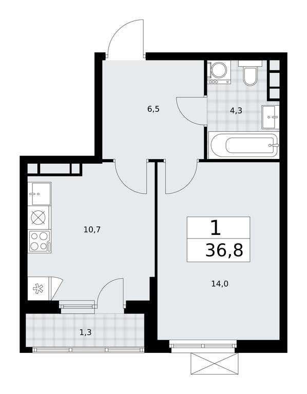 Apartment Sale, 36.8平方米 at Prokshino, Prokshino Residential Complex, Sosenskoye Settlement, Moscow, Russia #1 Apartment Sale, 36.8平方米 at Prokshino, Prokshino Residential Complex, Sosenskoye Settlement, Moscow, Russia #1