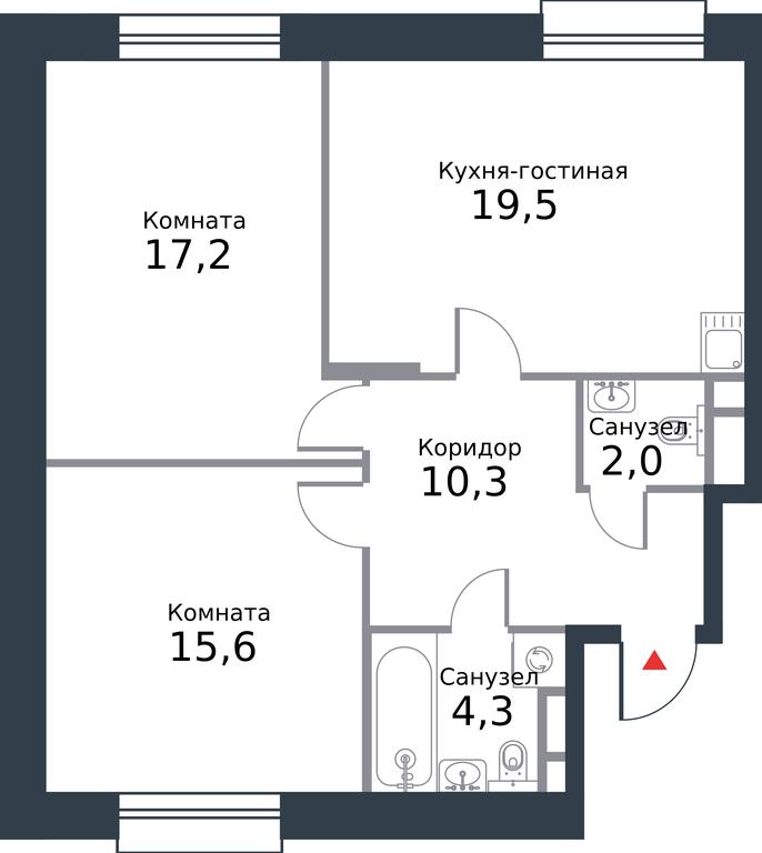 Apartment Sale, 68.9 sq. m. at River Park, Korabelnaya Street, 17к1, Moscow, Russia #1 Apartment Sale, 68.9 sq. m. at River Park, Korabelnaya Street, 17к1, Moscow, Russia #1