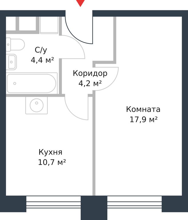 Apartment Sale, 37.2 sq. m. at River Park, Korabelnaya Street, 17к1, Moscow, Russia #1