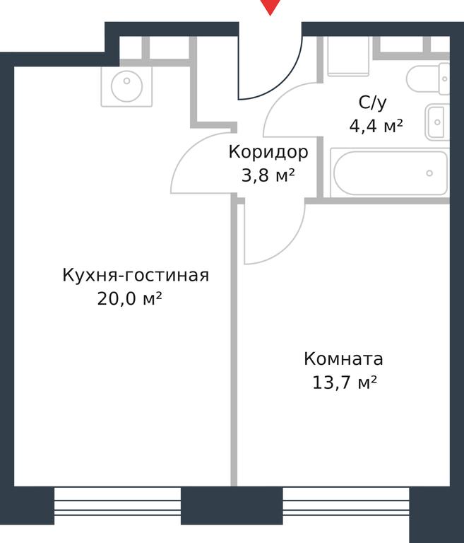 Apartment Sale, 41.9 sq. m. at River Park, Korabelnaya Street, 17к1, Moscow, Russia #1 Apartment Sale, 41.9 sq. m. at River Park, Korabelnaya Street, 17к1, Moscow, Russia #1