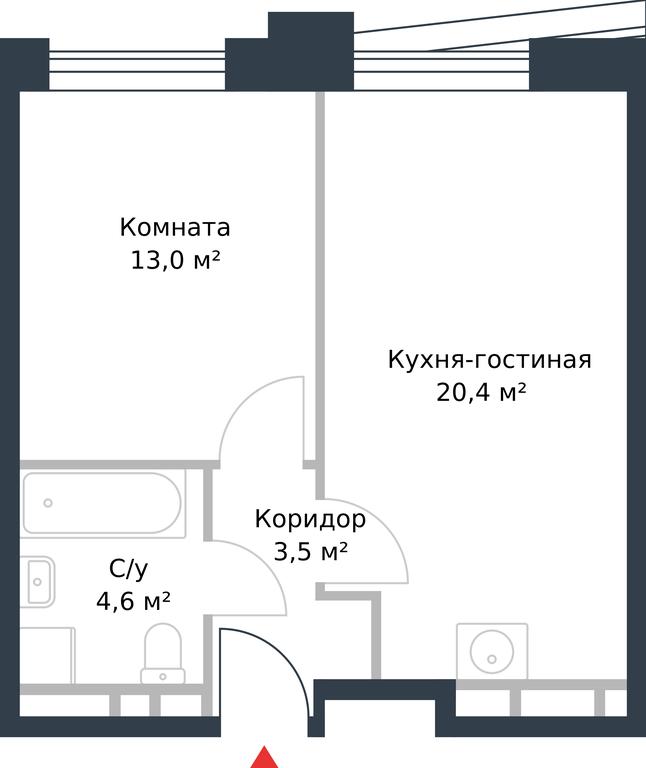 Apartment Sale, 41.5 sq. m. at River Park, Korabelnaya Street, 17к1, Moscow, Russia #1 Apartment Sale, 41.5 sq. m. at River Park, Korabelnaya Street, 17к1, Moscow, Russia #1
