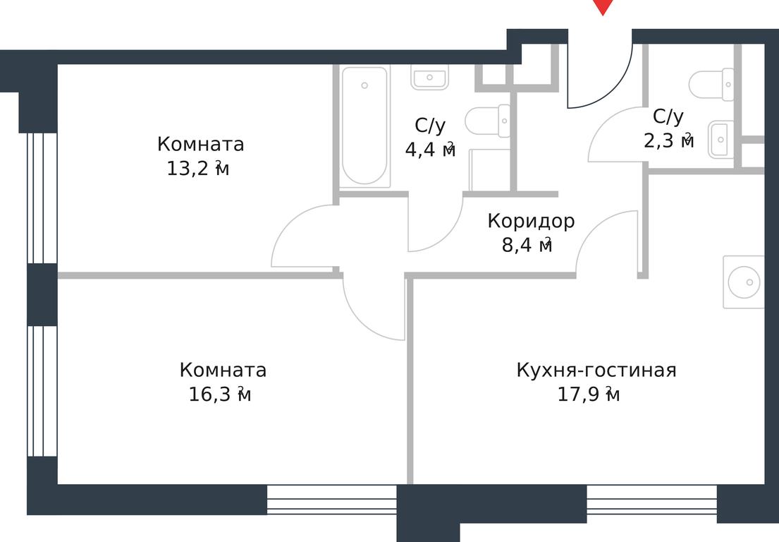 Apartment Sale, 62.5平方米 at River Park, Korabelnaya Street, 17к1, Moscow, Russia #1 Apartment Sale, 62.5平方米 at River Park, Korabelnaya Street, 17к1, Moscow, Russia #1