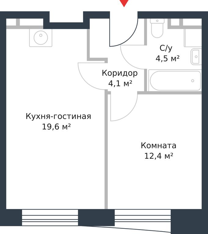 Apartment Sale, 40.6 sq. m. at River Park, Korabelnaya Street, 17к1, Moscow, Russia #1 Apartment Sale, 40.6 sq. m. at River Park, Korabelnaya Street, 17к1, Moscow, Russia #1