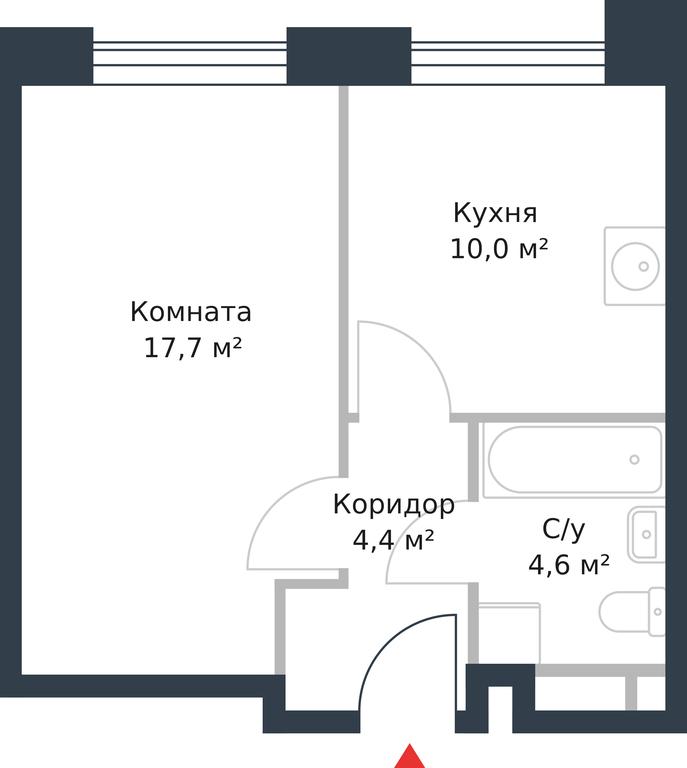 Apartment Sale, 36.7 sq. m. at River Park, Korabelnaya Street, 17к1, Moscow, Russia #1 Apartment Sale, 36.7 sq. m. at River Park, Korabelnaya Street, 17к1, Moscow, Russia #1