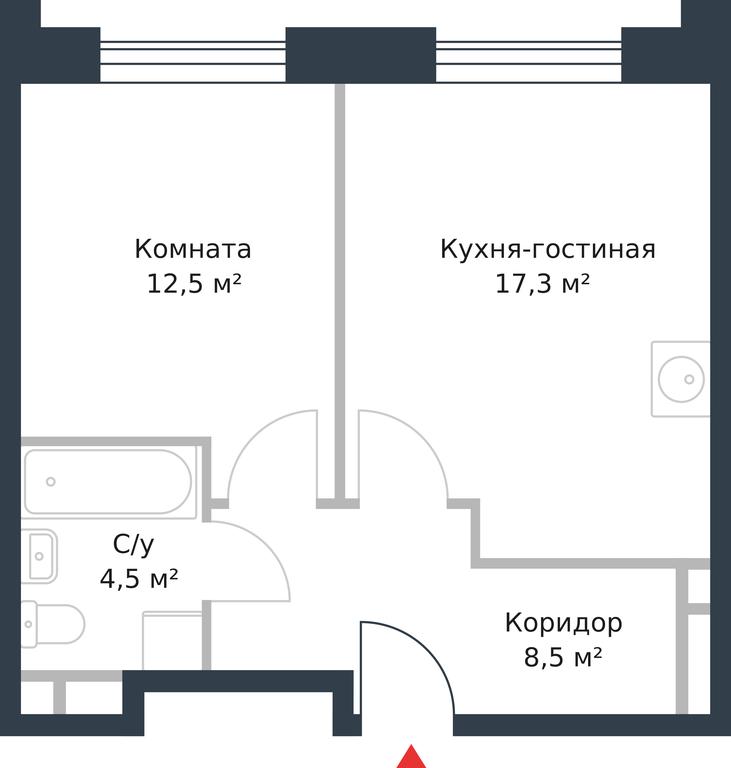 Продажа квартиры, 42,8 м² в ЖК «Ривер Парк», Корабельная улица, 17к1, Москва, Россия #1 Продажа квартиры, 42,8 м² в ЖК «Ривер Парк», Корабельная улица, 17к1, Москва, Россия #1