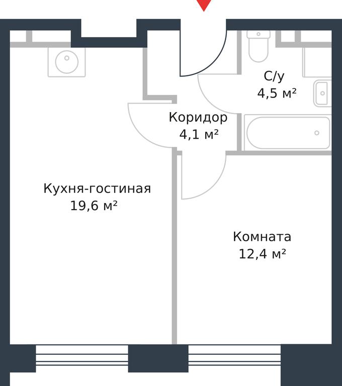 Apartment Sale, 40.6 sq. m. at River Park, Korabelnaya Street, 17к1, Moscow, Russia #1 Apartment Sale, 40.6 sq. m. at River Park, Korabelnaya Street, 17к1, Moscow, Russia #1