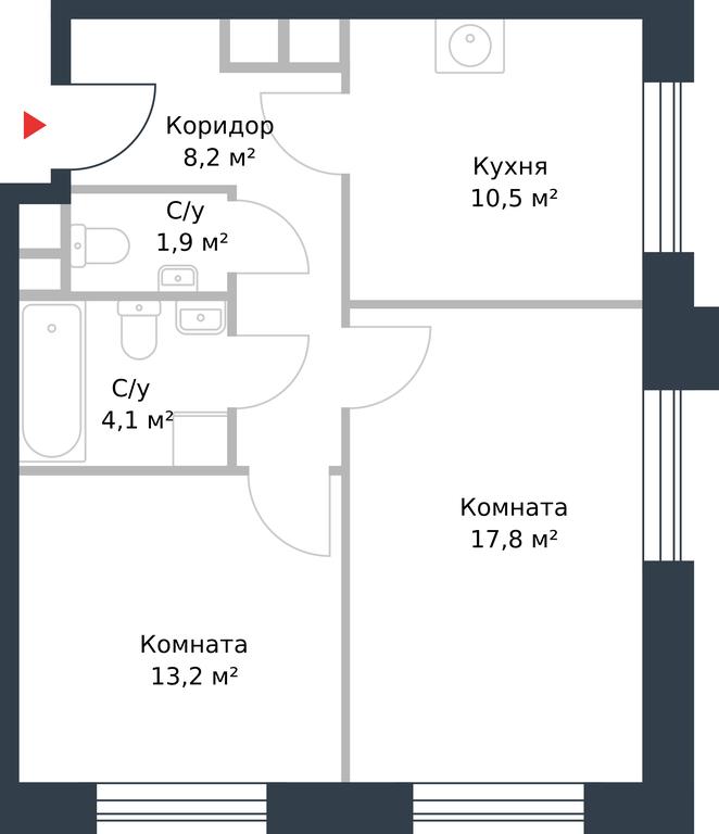 Apartment Sale, 55.7 sq. m. at River Park, Korabelnaya Street, 17к1, Moscow, Russia #1 Apartment Sale, 55.7 sq. m. at River Park, Korabelnaya Street, 17к1, Moscow, Russia #1