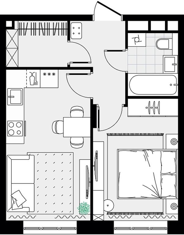 Apartment Sale, 35.59 sq. m. at Novograd Pavlino, Kosinskoye shosse, 2, Novoye Pavlino Microdistrict, Balashikha, Moscow Region, Russia #2 Apartment Sale, 35.59 sq. m. at Novograd Pavlino, Kosinskoye shosse, 2, Novoye Pavlino Microdistrict, Balashikha, Moscow Region, Russia #2