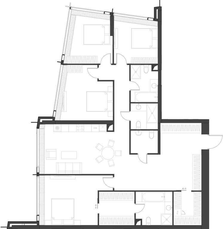 4-BD Apartment Sale, 158.74 sq. m. at Dom Dau, 1st Krasnogvardeysky Drive, 12с6, Moscow, Russia #1 4-BD Apartment Sale, 158.74 sq. m. at Dom Dau, 1st Krasnogvardeysky Drive, 12с6, Moscow, Russia #1